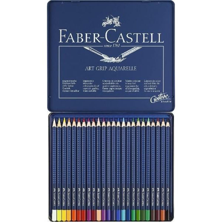 Picture of 2737 FABER CASTELL ART GRIP AQUARELLE PENCIL COLOURS